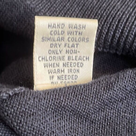 TURNBURY Men's Sweater Vest Sz M Silk Blend V-NECK Banded Hem PULLOVER‎ - Picture 5 of 7